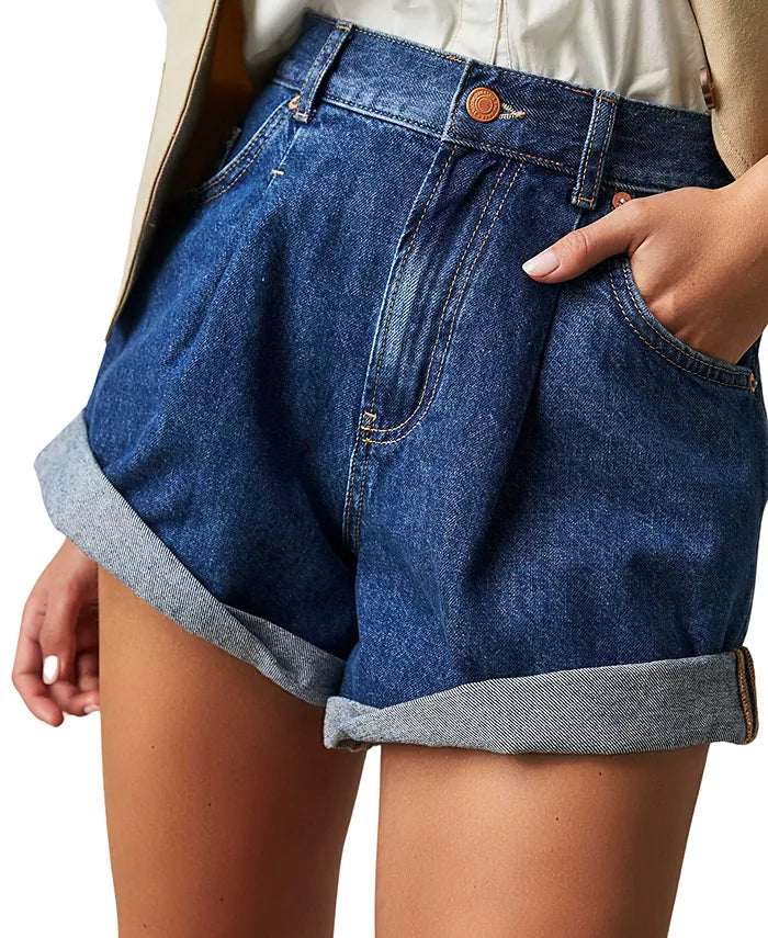 Women'S Danni Cotton High-Rise Shorts