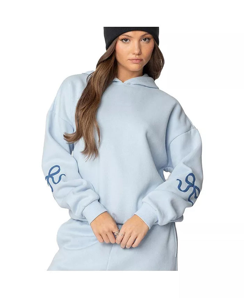 Womens Bonney Bow Detail Hoodie