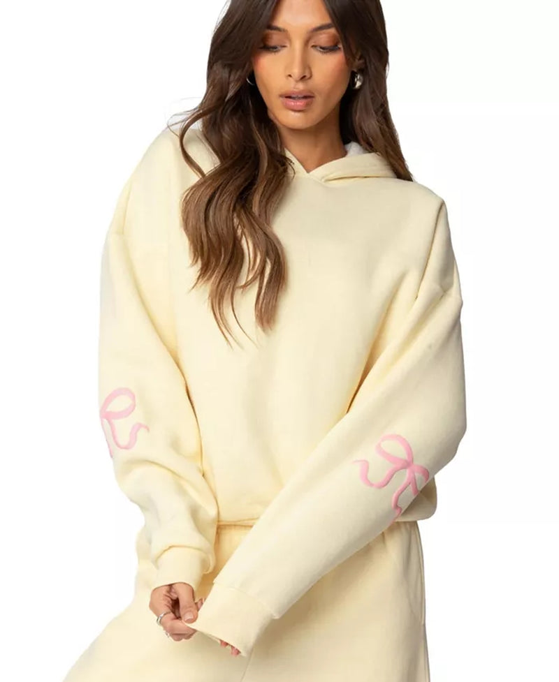 Womens Bonney Bow Detail Hoodie