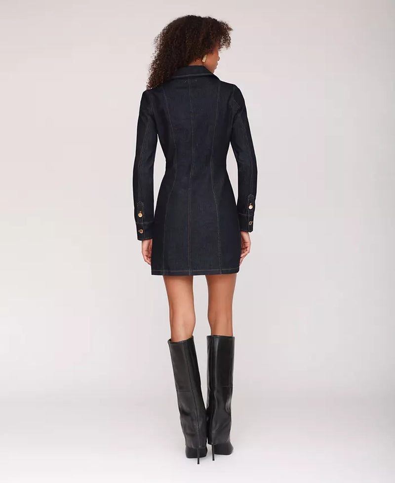 Women'S Collared Mini Shirt Dress