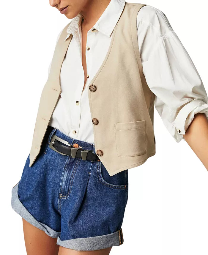 Women'S Danni Cotton High-Rise Shorts