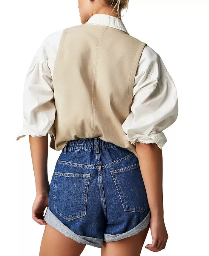 Women'S Danni Cotton High-Rise Shorts