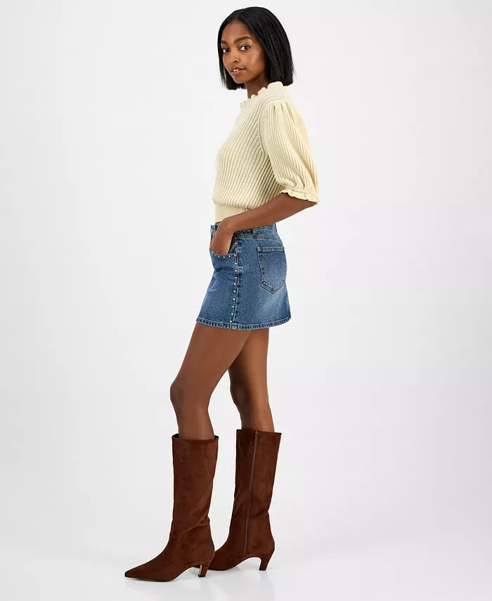 Women'S Studded Mini Skirt, Macy'S Exclusive