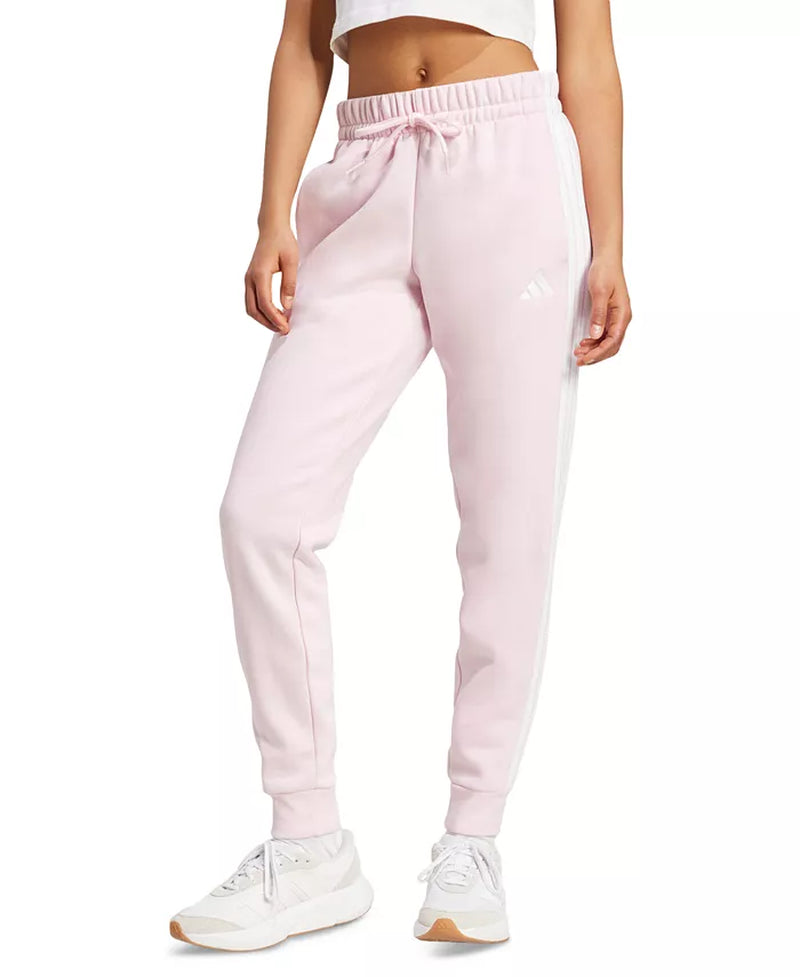 Women'S Essentials Three Stripes Fleece Slim Pants