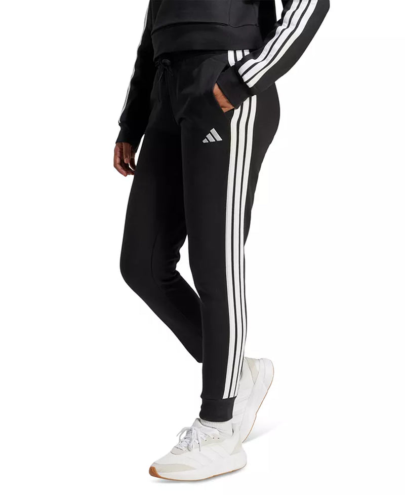 Women'S Essentials Three Stripes Fleece Slim Pants