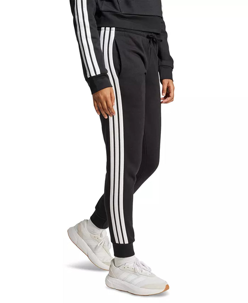 Women'S Essentials Three Stripes Fleece Slim Pants