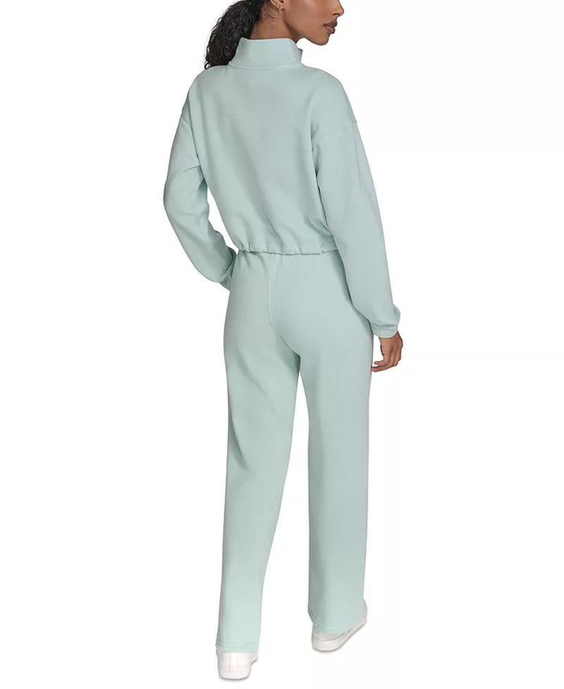 Performance Women'S Mini Triple Logo Fleece Half-Zip Pullover Sweatshirt